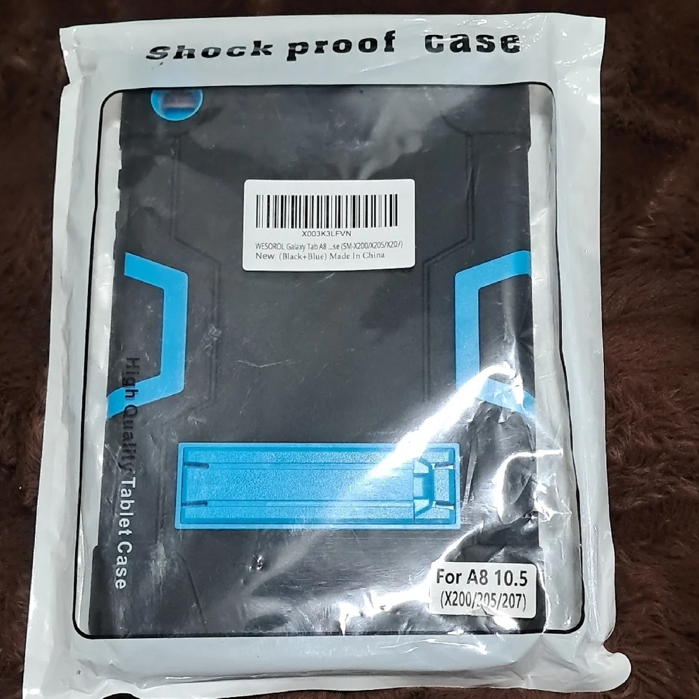 Black and Blue Shockproof Tablet Case forSamsung Galaxy A8 10.5